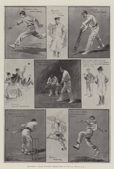The Surrey v Oxford University Cricket Match at the Oval, 24, 25, 26 June by Ralph Cleaver